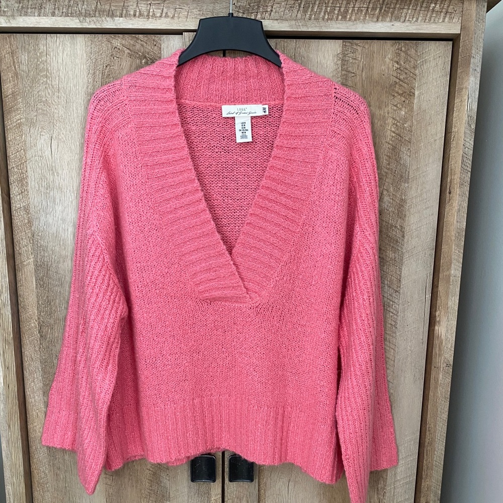 LOGG by H&M Deep V Neck Wide Sleeve Sweater